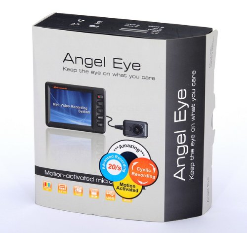 Mini DV Spion Knopf Kamera mit 6,35 cm (2,5) Display und Recorder + 8 GB SD Speicherkarte + RYDGES CARD Spion