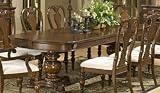 Homelegance 855-110 Yorkshire Collection Double Pedestal Dining Room Table