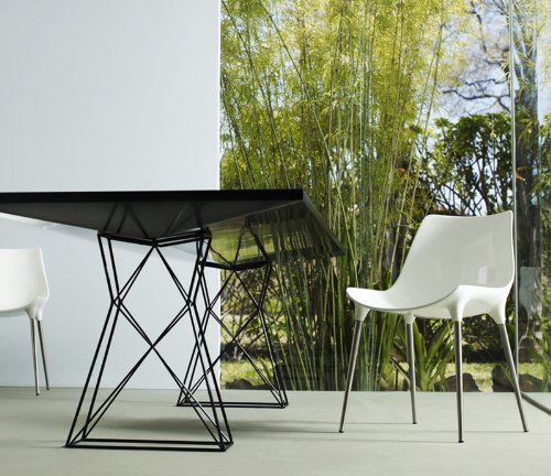 Curzon Small Dining Table Black