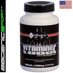VITAMIN C 1000 - sehr hoch dosiertes Vitamin C Produkt f�r den Leistungssport (ein original US-Import Produkt) -