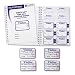 C-Line Time's Up Self-Expiring Visitor Badges with Registry Log, 2 x 3 Inches, White, 150/Box (97009)