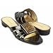 TAHARI Parson Black New Sandals Slides Shoes Womens