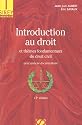Introduction au droit et thèmes fondamentaux du droit civil 2010