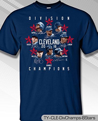 CLEVELAND INDIANS 2016 AL CENTRAL CHAMPS SHIRT
