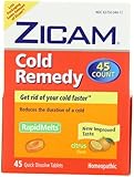 Zicam Cold Remedy  Dissolving Tablets  Citrus Flavors  45-Count