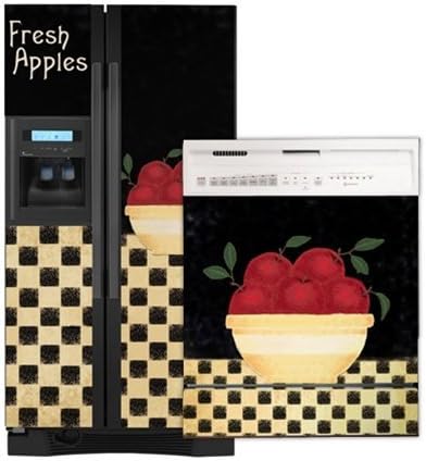 Grip Promotions 11098 Apples Refrigerator and Dishwasher Combo Appliance Art- SXS