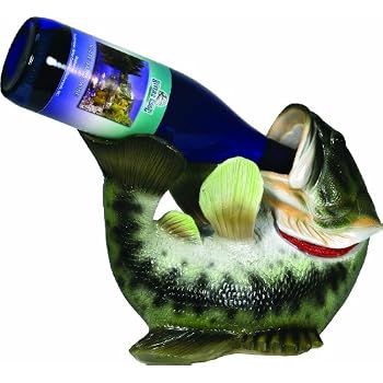 Set A Shopping Price Drop Alert For Rivers Edge Wine Bottle Holder (Bass Fish, 8.25 x 7 x 10)