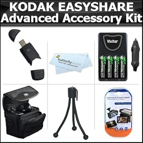 Essential Accessories Bundle Kit For Kodak EasyShare Max Z990, Z5010, Z5120, Digital... by Butterfly