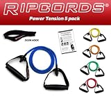 RIPCORDS Resistance Bands - Power Tension 5 Pack (without DVD)