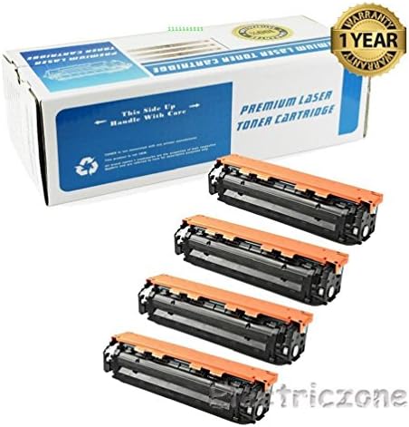 Ledona 4Pk Ce320A (128A) Black Toner For Hp Color Laserjet Cm1415Fnw Cp1525Nw
