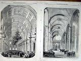 CORONATION ST GEORGES HALL & SALLE ST ANDRE MOSCOW 1856