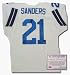 Deion Sanders Dallas Cowboys NFL Autographed Authentic Style Home White Football Jersey