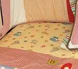 Cocalo Alphabet Soup 70x140cm Printed Cotbed Fitted Sheet