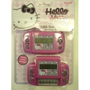 Sanrio Hello Kitty SMS Text Messengers - Pink and Grey by 