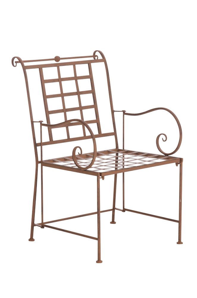 Gartenmöbel-Set aus Metall, Antik-Braun, 3-teilig kaufen