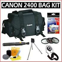 Canon 2400 SLR Gadget Bag for EOS SLR Cameras + Photography Accessory Kit