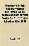 Abandoned British Military Projects: Blue Streak, Cva-01, Audacious Class Aircraft Carrier, Bac TSR-2, Project Habakkuk, Miles M.52-