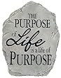 The Purpose of Life Slate Stepping Stone