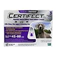 Certifect for Dogs 45-88 lbs 3 month supply