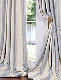 Hampton Faux Stripe Taffeta Curtains & Drapes
