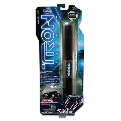 Tron ROLL PLAY Light Cycle Launch Baton Blue