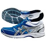 asics(アシックス) ランニングシューズ メンズスニーカー ターサーブリッツ2ワイド マラソン レーシング ブルー/ホワイト/シルバー 2011春 asics(アシックス) ランニングシューズ メンズスニーカー ターサーブリッツ2ワイド マラソン レーシング ブルー/ホワイト/シルバー 2011春