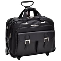Hot Sale Siamod Ceresola 46005 Vernazza Collection Fly-Through Checkpoint-Friendly 17-Inch Detachable-Wheeled Laptop Case (Black)