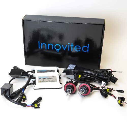 Innovited AC 55W HID Xenon Conversion Kit With "Slim" ballast - H13-3 9008 - 5000K Bi xenon HI/LO HID - 2 Bulbs & 2 Ballasts