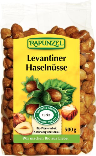 Rapunzel Haselnüsse, Projekt, 1er Pack (1 x 500 g) - Bio