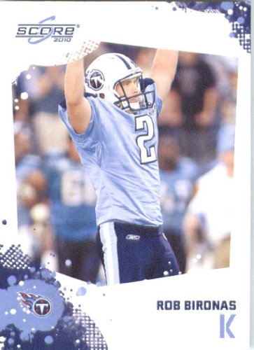 2010 Score Glossy #290 Rob Bironas - Tennessee Titans (Football Cards)