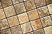Philadelphia 2 X 2 Tumbled Travertine Mosaic Tile - 6 X 6 Sample