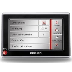 Becker Traffic Assist Z204 Tragbares Navigationssystem (10,9 cm (4,3 Zoll) Widescreen-Display, Bluetooth) schwarz