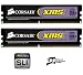 Electronics : CORSAIR XMS2 4GB ( 2 X 2GB ) PC2-8500 1066MHz 240-pin DDR2 CL5 Dual Channel Desktop Memory Kit