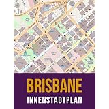 Innenstadtplan Brisbane (German Edition)