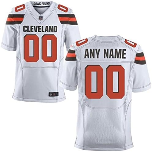 DIYZE Cleveland Browns Customized-white Elite Man Size 48