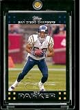 2007 Topps #178 Eric Parker San Diego Chargers Football Card - Mint Condition - Shipped In Protective Display Case !