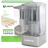 LINKYO Heavy Duty Electric Pencil Sharpener with Automatic Smart Sharpening Sensor