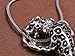 Fierce Detail Spotted Jaguar Climbing Leopard Animal Spots Dots Pendant Necklace