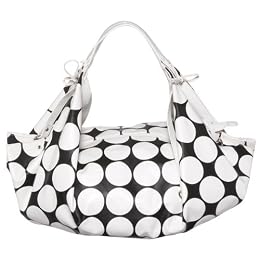 CL by Laundry Polka-Dot Large Hobo Bag - Black/ White : Target : cl laundry hobo satchel vintage