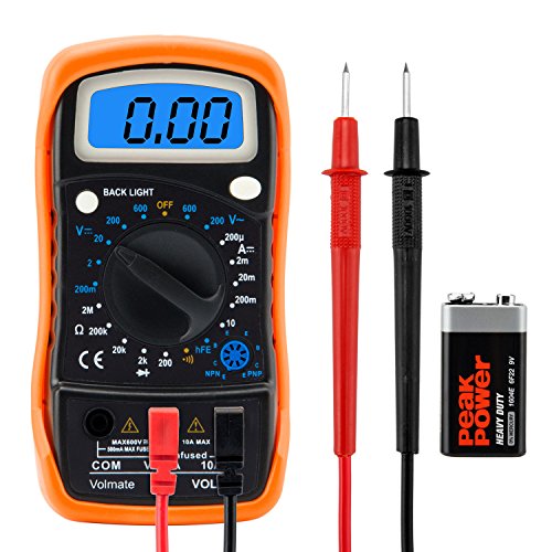 Volmate digital lcd voltmeter ammeter ohmmeter multimeter volt ac…