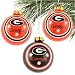 Georgia Bulldogs 3 Pack Glass Ball Ornaments