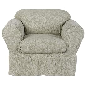Simply Shabby Chic® Cotton Duck Chair Slipcover - White by Simply ShabChic