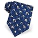 Fly Fishing Tie by Oliver Fitz Neckwear - Navy blue Silk