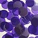 Round Sequin 24mm Purple Transparent Glossy and Matte Duo Two Sided Loose Couture Paillettes