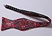 SetSense Men's Paisley Jacquard Woven Self Bow Tie Set One Size Red / Blue
