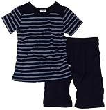 Splendid Littles Boy's 2-7 Chambray Stripe Short Set
