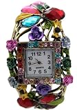 TimerMall OEM - Montre Femme - Quartz - Acier inoxydable - El??gant couleurs du Rhin Place cadran blanc -bracelet en Sport Watches