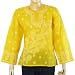 Kurti India Wear Beautiful Casual Dress Chikan Embroidery Size M (ctop431)