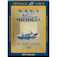 Vintage Navy vs Michigan 2010 Calendar