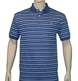Polo Ralph Lauren Striped Interlock Polo Shirt Blue